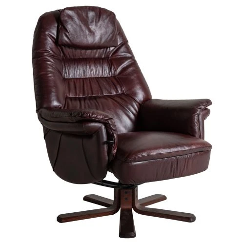 Lotus Fåtölj Läder Oxblod 3 Lotus Fåtölj Läder Oxblod