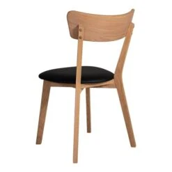 Diana Stol Oljad Ek Med Sits I Svart Konstläder 8 Diana Stol Oljad Ek Med Sits I Svart Konstläder -Pal Shop 018227 diana 3