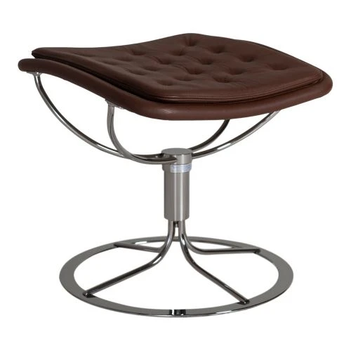 Jetson Fotpall 69 Läder Brun 3 Jetson Fotpall 69 Läder Brun