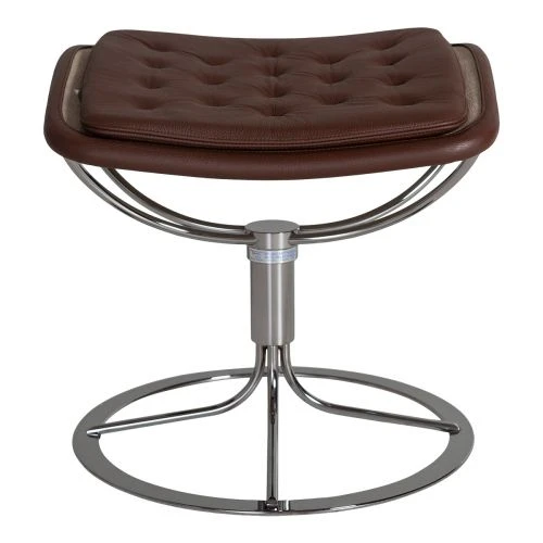 Jetson Fotpall 69 Läder Brun 4 Jetson Fotpall 69 Läder Brun - Bild 2