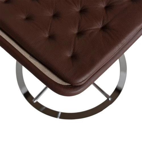 Jetson Fotpall 69 Läder Brun 5 Jetson Fotpall 69 Läder Brun - Bild 3