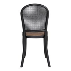 Brest Stol Trä Och Rotting Svart -Pal Shop 020803 4