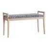 Meja Bänk Vitoljad Ek Fårskinn Ljusgrå -Pal Shop 021480