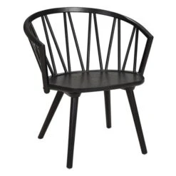 ZigZag Lounge Stol Ask Svart