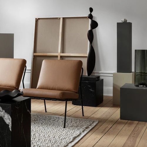 Domus Steel Fåtölj Läder Konjak 5 Domus Steel Fåtölj Läder Konjak - Bild 3