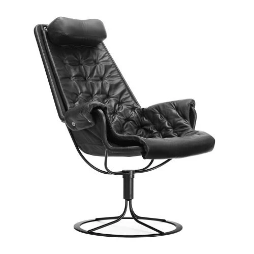 Jetson Fåtölj Svart Och Läder Classic Soft Svart 3 Jetson Fåtölj Svart Och Läder Classic Soft Svart