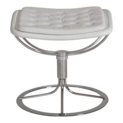 Jetson 69 Fotpall Läder Vit -Pal Shop 022271 jetson 3