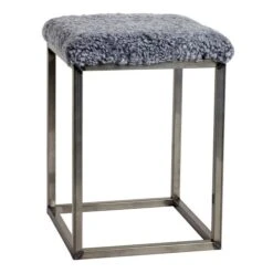 Palle Pall Fårskinn Grå 35x35 Cm