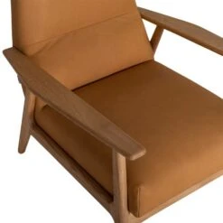 Jack Fåtölj Ek Natur Och Läder Ljus Konjak -Pal Shop 022626 jack 6