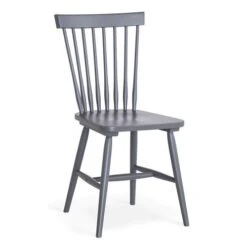 Birka Stol Björk Grålackad