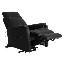 Estoril Reclinerfåtölj Med Liftfunktion Skinn Svart -Pal Shop 022825 estoril 3