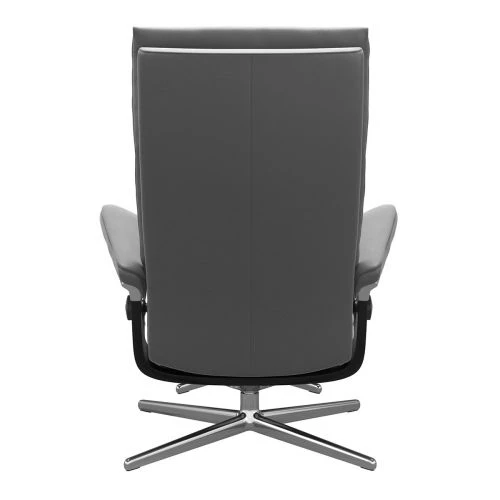 Stressless Aura M Fåtölj Med Pall Läder Grå 5 Stressless Aura M Fåtölj Med Pall Läder Grå - Bild 3