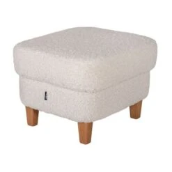 Point Fotpall Teddy Naturvit