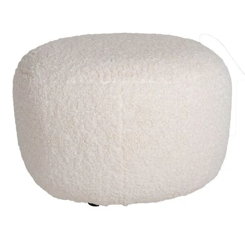 Odense Rund Fotpall Teddy Naturvit 3 Odense Rund Fotpall Teddy Naturvit