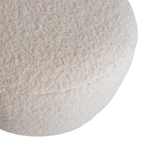 Odense Rund Fotpall Teddy Naturvit 4 Odense Rund Fotpall Teddy Naturvit - Bild 2