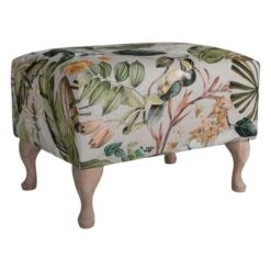 Koster Fotpall Tyg Mönstrat