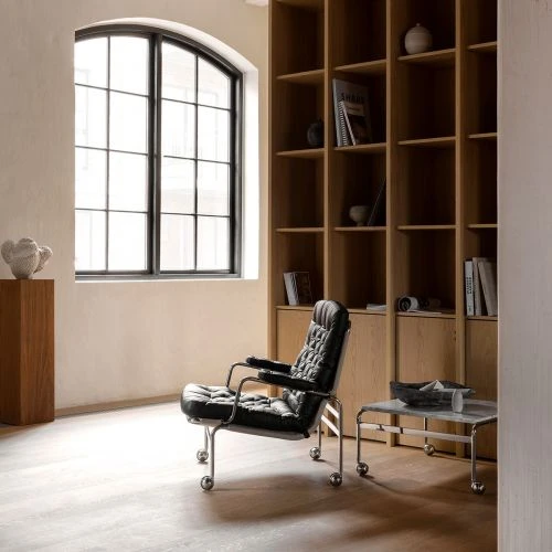 Karin 73 Fåtölj Läder Elmosoft Svart 5 Karin 73 Fåtölj Läder Elmosoft Svart - Bild 3