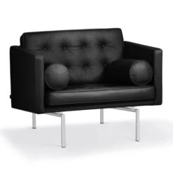 Ritzy Fåtölj Läder Dakota Svart