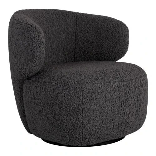 Odense Snurrfåtölj Teddy Grå 3 Odense Snurrfåtölj Teddy Grå