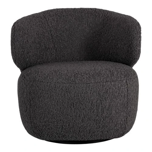 Odense Snurrfåtölj Teddy Grå 4 Odense Snurrfåtölj Teddy Grå - Bild 2