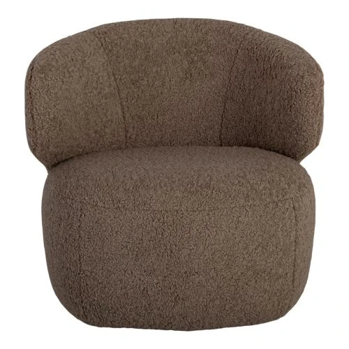 Odense Snurrfåtölj Teddy Brun 4 Odense Snurrfåtölj Teddy Brun - Bild 2