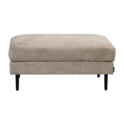 California Fotpall Tyg Beige 97x72 Cm