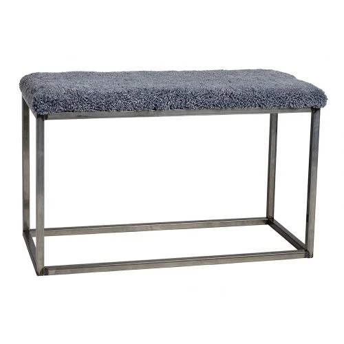 Palle Pall Fårskinn Grå 80x35 Cm 3 Palle Pall Fårskinn Grå 80x35 Cm