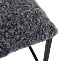 Palle Pall Metall Och Fårskinn Grå 80X35 -Pal Shop 023353 palle 3