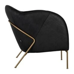 Mini Fåtölj Läder Svart/mässing -Pal Shop 023582 mini 3