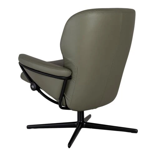 Stressless Rome Cross Fåtölj Läder Grön 4 Stressless Rome Cross Fåtölj Läder Grön - Bild 2