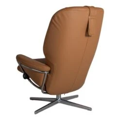 Stressless Rome Cross Fåtölj Med Pall Läder Caramel -Pal Shop 023625 rome 3