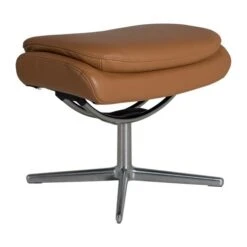 Stressless Rome Cross Fåtölj Med Pall Läder Caramel -Pal Shop 023625 rome 8