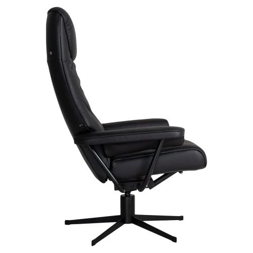 Marina Fåtölj Läder Svart 5 Marina Fåtölj Läder Svart - Bild 3