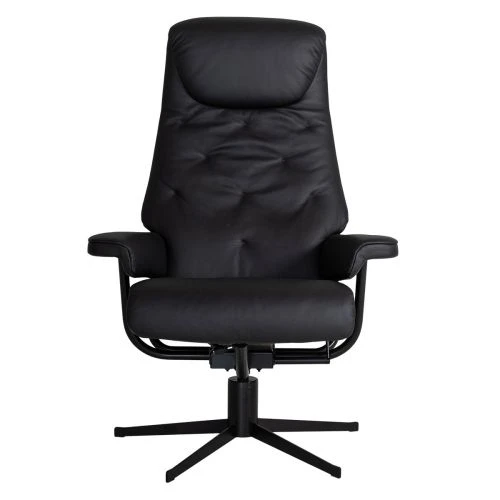 Marina Fåtölj Läder Svart 7 Marina Fåtölj Läder Svart - Bild 5