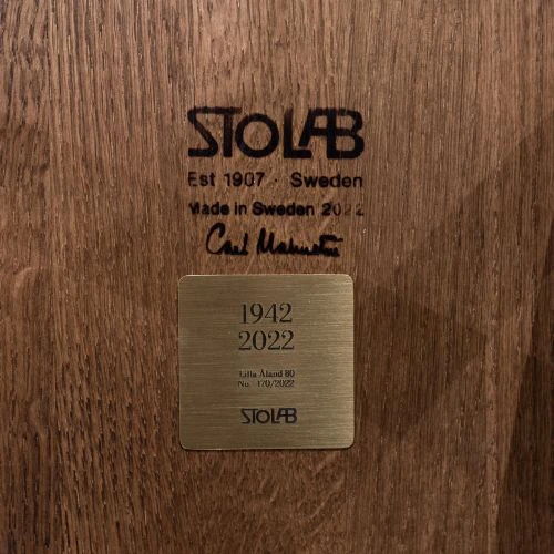 Lilla Åland Pinnstol Rökt Oljad Ek 6 Lilla Åland Pinnstol Rökt Oljad Ek - Bild 4