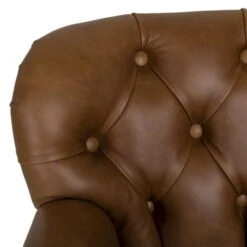 Evanton Fåtölj Läder Brun/ulltyg Melerad -Pal Shop 024047 evanton 6