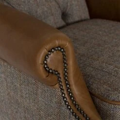 Wing Fåtölj Läder Brun/ulltyg Melerad -Pal Shop 024048 wing 5