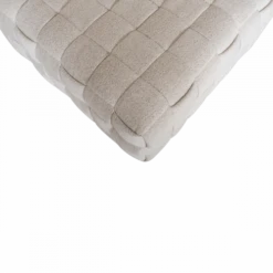 Mode Sittpuff Flätat Tyg Beige 85x85 Cm -Pal Shop 024084 mode 3