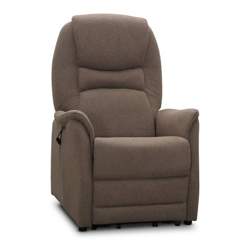 Oslo Reclinerfåtölj Elstyrd Lift-up Tyg Ljusbrun 3 Oslo Reclinerfåtölj Elstyrd Lift-up Tyg Ljusbrun