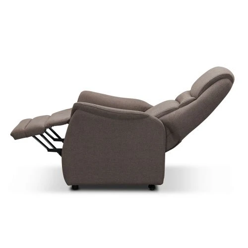 Oslo Reclinerfåtölj Elstyrd Lift-up Tyg Ljusbrun 6 Oslo Reclinerfåtölj Elstyrd Lift-up Tyg Ljusbrun - Bild 4