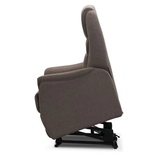 Oslo Reclinerfåtölj Elstyrd Lift-up Tyg Ljusbrun 7 Oslo Reclinerfåtölj Elstyrd Lift-up Tyg Ljusbrun - Bild 5