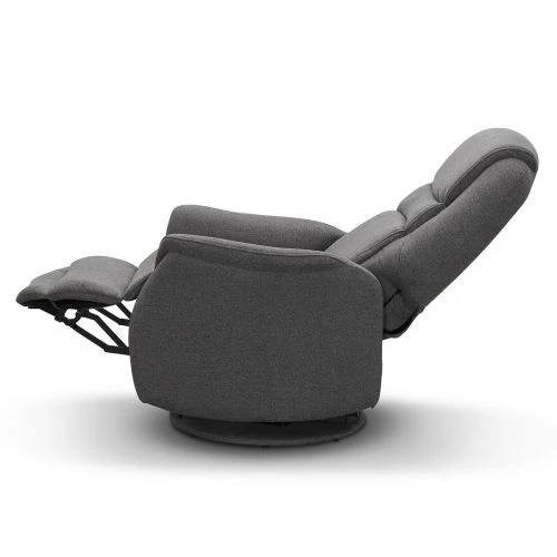 Oslo Reclinerfåtölj Elstyrd Snurrfunktion Och Lift-up Tyg Grå 7 Oslo Reclinerfåtölj Elstyrd Snurrfunktion Och Lift-up Tyg Grå - Bild 5