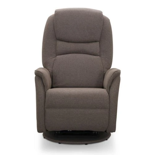 Oslo Reclinerfåtölj Elstyrd Snurrfunktion Och Lift-up Tyg Ljusbrun 6 Oslo Reclinerfåtölj Elstyrd Snurrfunktion Och Lift-up Tyg Ljusbrun - Bild 4