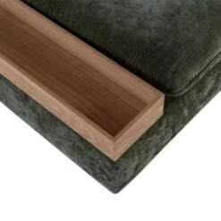 Milou Modulsoffa Fotpall Med Bricka Tyg Grön Och Trä Ek -Pal Shop 024271 milou 3