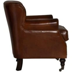 Professor Vintage Fåtölj Skinn Brun -Pal Shop 024305 3