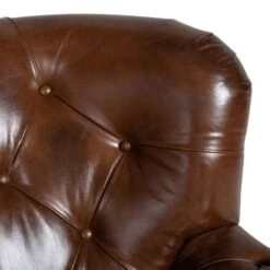 Vintage Chesterfield Fåtölj Hög Läder Brun 12 Vintage Chesterfield Fåtölj Hög Läder Brun -Pal Shop 024306 vintage 3