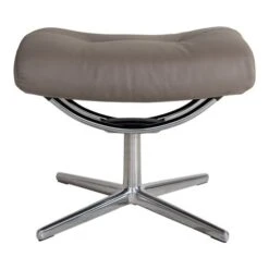Stressless Berlin Cross Fåtölj Med Fotpall Läder Grå -Pal Shop 024335 berlin 7