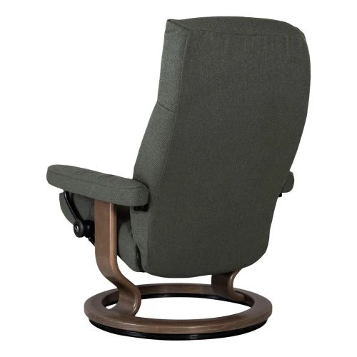 Stressless David M Fåtölj Med Pall Tyg Grön 7 Stressless David M Fåtölj Med Pall Tyg Grön - Bild 5