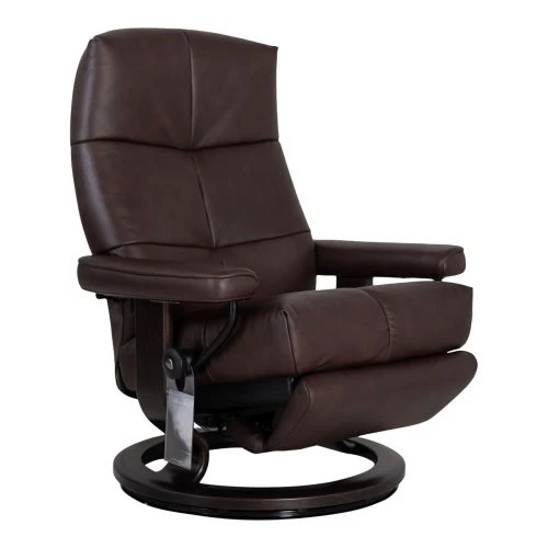 Stressless David M Fåtölj Power Läder Brun 3 Stressless David M Fåtölj Power Läder Brun
