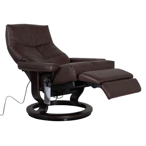 Stressless David M Fåtölj Power Läder Brun 6 Stressless David M Fåtölj Power Läder Brun - Bild 4